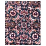 FB - Vintage Persian Hand-Knotted Rug 55 X 82 Inches - Light Wear