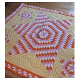 FB - Lone Star Quilt - 62 x 73 in - Vintage, Light Wear