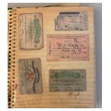 UL - Vintage Railroad Ticket Album - The Pullman Company, Historic Rail Tickets Collection and More