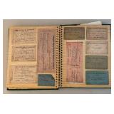 UL - Vintage Railroad Ticket Album - The Pullman Company, Historic Rail Tickets Collection and More