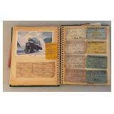 UL - Vintage Railroad Ticket Album - The Pullman Company, Historic Rail Tickets Collection and More