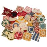 UL - Handmade Crochet Hot Pads - Assorted Squares, Rounds and More