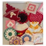 UL - Handmade Crochet Hot Pads - Assorted Squares, Rounds and More