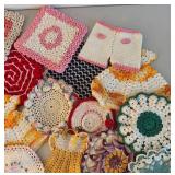 UL - Handmade Crochet Hot Pads - Assorted Squares, Rounds and More