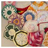 UL - Handmade Crochet Hot Pads - Assorted Squares, Rounds and More