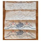 UL - 18 Needlepoint Pillowcases - Embroidered Florals