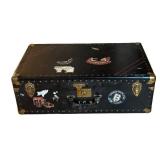 FB - Vintage Metal Travel Trunk
