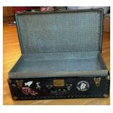 FB - Vintage Metal Travel Trunk
