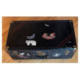 FB - Vintage Metal Travel Trunk