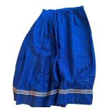 UL - Vintage Scandinavian Folk Costume - Damask Vest, Blouse & Skirt