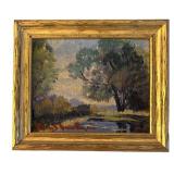 BR1 - Petite Vintage Original Landscape Painting