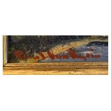 BR1 - Petite Vintage Original Landscape Painting