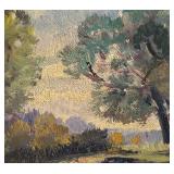 BR1 - Petite Vintage Original Landscape Painting