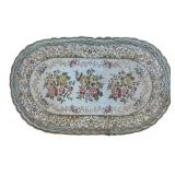 UL - Vintage Embroidered Crochet Doilies - Round Floral Doilies & Assorted Pieces