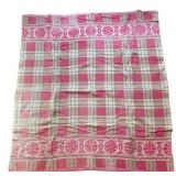UL - Vintage Pink & White Plaid Blanket