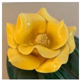 UL - Don Jay Ceramics Trinket Box - Vintage Leaf & Flower