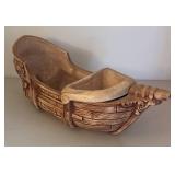 UL - Vintage Ship Motif Planter