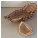 UL - Vintage Ship Motif Planter