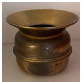 UL - Two Vintage Brass Spittoons