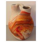 UL - Vintage Nemadji Pottery Wedding Vase