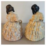 UL - Two Vintage Royal Doulton Fancy Lady Figurines