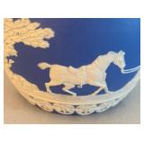 UL - Spode Copeland Blue Jasperware Pitcher