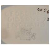 UL - English Gibsons & Sons Teapot - Gold & White Floral