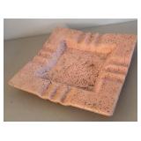 UL - Vintage Abingdon Pink Vase, Dish & Ashtray Set