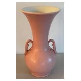 UL - Vintage Abingdon Pink Vase, Dish & Ashtray Set