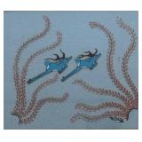 UL - Leaping Stags Print by Pop Chalee