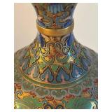 UL - Two Vintage Cloisonné Vases