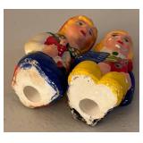 UL - Vintage Ethnic Dolls with Salt & Pepper Shakers