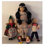 UL - Vintage Ethnic Dolls with Salt & Pepper Shakers