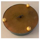 UL - Vintage Musical Powder Jar with Floral Ceramic Lid