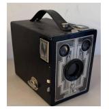 UL - Vintage Major Box Camera & Brownie Box Camera