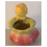 UL - Vintage Hull Pottery Flower Girl Planter