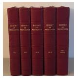 UL - Vintage History of Minnesota Leather-Bound Set