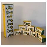 UL - John Deere Miniature Toy Tractors - 8-Box Vintage Set (Years 1914-1973)