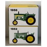 UL - John Deere Miniature Toy Tractors - 8-Box Vintage Set (Years 1914-1973)