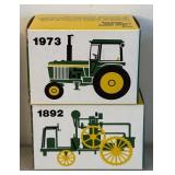 UL - John Deere Miniature Toy Tractors - 8-Box Vintage Set (Years 1914-1973)