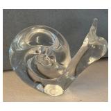 UL - Two Crystal Snail Figurines