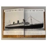 UL - Vintage Cunard White Star Queen Mary Pamphlet