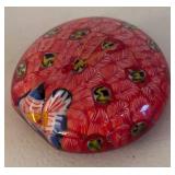 UL - Trio of Vibrant Glass Paperweights