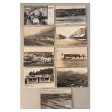 UL - Nine Vintage Real Photograph Postcards