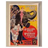 Ringling Bros. Golden Jubilee Circus Program - Official 1933 Vintage Magazine