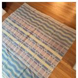 UL - Vintage Blanket - Pastel Geometric Pattern