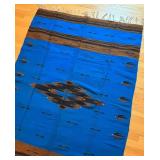 UL -Cobalt Blue & Brown Southwest Style Tapestry