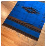 UL -Cobalt Blue & Brown Southwest Style Tapestry