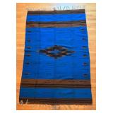 UL -Cobalt Blue & Brown Southwest Style Tapestry