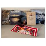 UL - Scandinavian Design Books Collection With Gnome Figurine, Dish & Tapestry